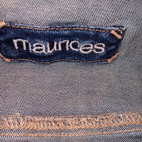 Maurices Wash Denim Button Up Jacket Size 2  Women's - Picture 4 of 4